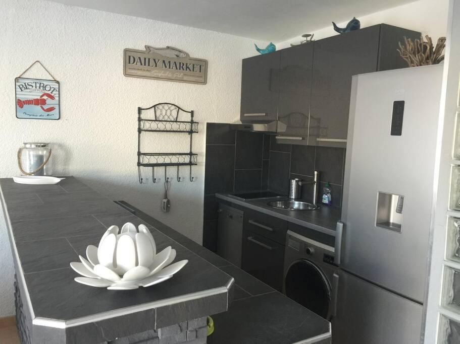 Appartement Vue Mer - Rdc - Parking Prive - Meuble Tourisme 4 Etoiles Agde Eksteriør bilde