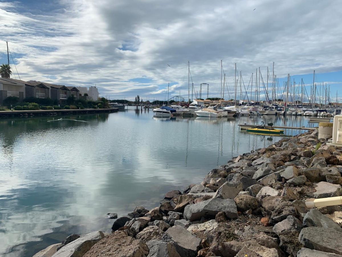 Appartement Vue Mer - Rdc - Parking Prive - Meuble Tourisme 4 Etoiles Agde Eksteriør bilde